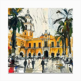 Venezuela City Hall Canvas Print