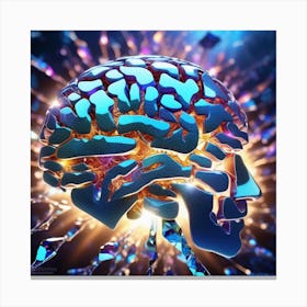 Brain Concept 3d Illustration Canvas Print