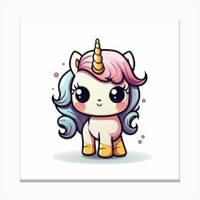 Cute Unicorn 648 Canvas Print