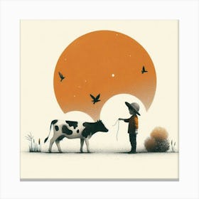 Mooing Moments Canvas Print