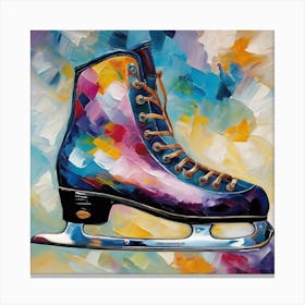 Ice Skate Canvas Print