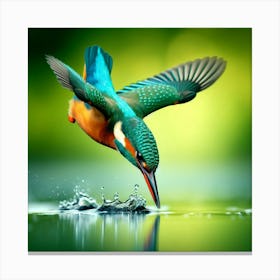 Kingfisher 4 Canvas Print