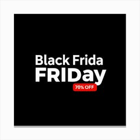 Black Friday Sell Post Templates Design (16) Canvas Print