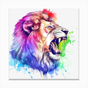 Lion Painting 3 Stampe su tela