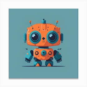 Little Robot Canvas Print