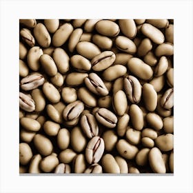 Close Up Of Coffee Beans 3 Canvas Print