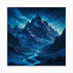 Mountain Landscape Canvas Print