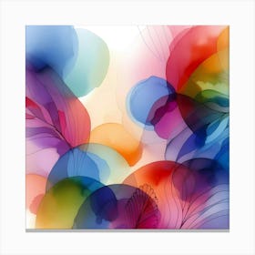 Abstract Watercolor Painting 23 Canvas Print