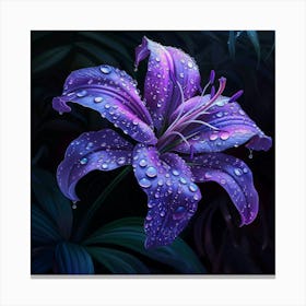 Jeweled Bloom (2) Canvas Print