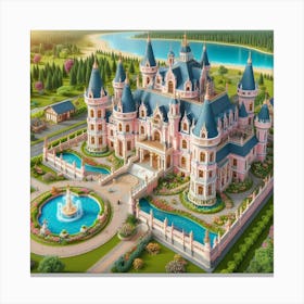 Princess Castle Canvas Print