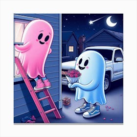 Ghost GF & BF Canvas Print