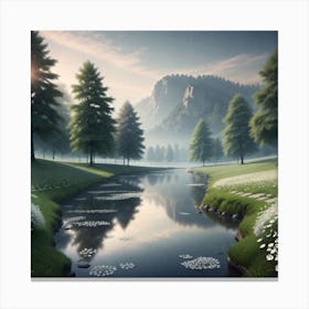 Landscape Painting 31 Canvas Print