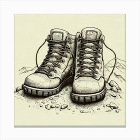 Hiking Boots 1 Canvas Print