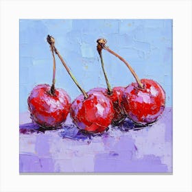 Cherries Art Canvas Print