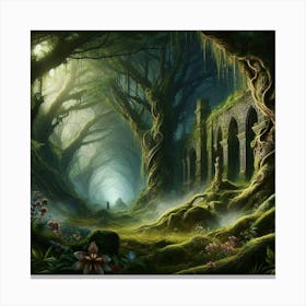 Fantasy Forest Canvas Print