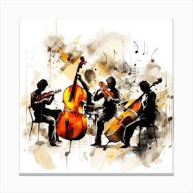 Musicians 1st Class - Music Union Canvas Print