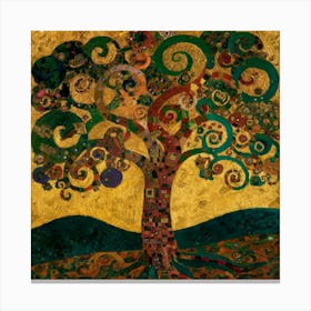 Gustav Klimt "Tree of Life," 1 Canvas Print