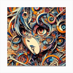 Anime Girl 3 Canvas Print