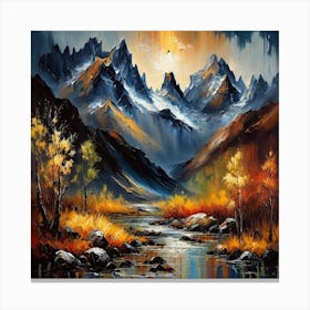 Mountain Landscape 2 Canvas Print