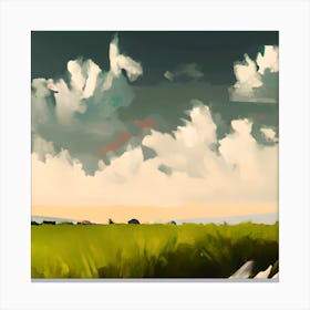 Painted Clouds 2 Canvas Print