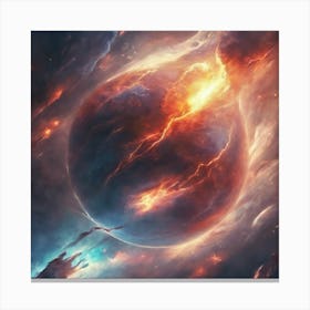 Space - Space Stock Videos & Royalty-Free Footage Canvas Print