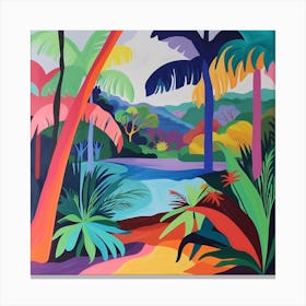 Abstract Travel Collection French Guiana 3 Canvas Print