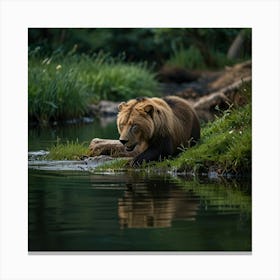 Grizzly Bear Canvas Print