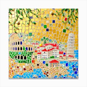 Flux Schnell A Vibrant Mosaic Artwork Depicting The Scenic Bea 2 Toile