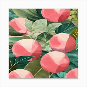 Peach Blossoms Canvas Print