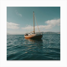 Default I Want A Picture Of A Boat In The Sea 0 Canvas Print