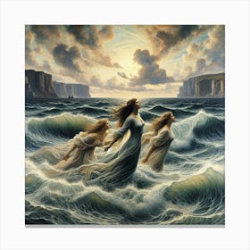 Mermaids 2 Canvas Print