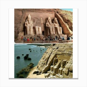 Abu Simbel Canvas Print