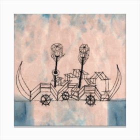 Alter Dampfer (Old Steamboat) (1922), Paul Klee Canvas Print