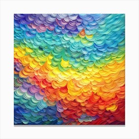 Abstract Colorful Abstract Painting 10 Canvas Print