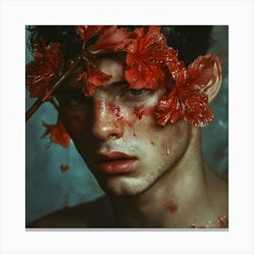 Sex And Flowers Canvas Print