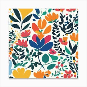 matisse Floral Pattern 1 Canvas Print