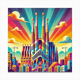 Sagrada Familia 1 Canvas Print