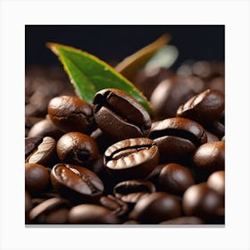 Coffee Beans 112 Canvas Print