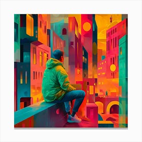 Urban Cityscape Canvas Print