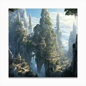 Fantasy City 14 Canvas Print