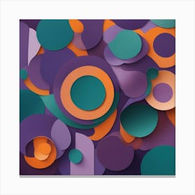 Abstract cuttings Canvas Print