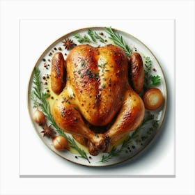 Roasted Chicken 1 Canvas Print