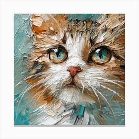 Cat Painting 1 Canvas Print