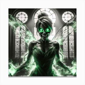 Dark Tinker Bell Canvas Print