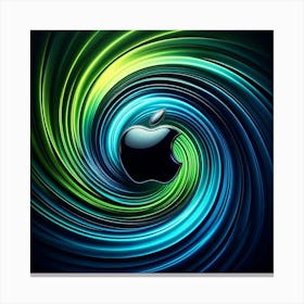 Apple Logo Wallpaper Canvas Print