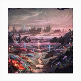 Cosmic Forest 1 Canvas Print