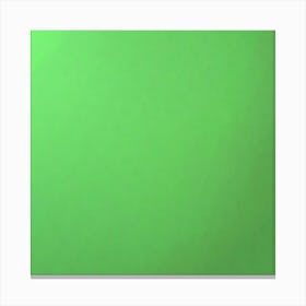 Green Screen Background Canvas Print