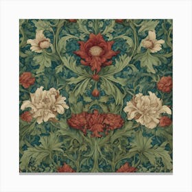 William Morris Inspired Artwork 6 Canvas Print