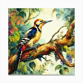 Woodpecker Canvas Print