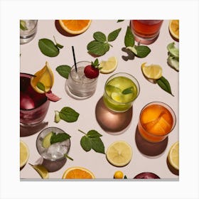 Default Cocktails Using Nonstandard Ingredients Aesthetic 0 Canvas Print